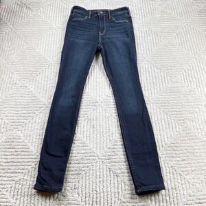 Hollister High-Rise Jean Legging Women 1S Dark Wash Advanced Stretch Skinny Jean